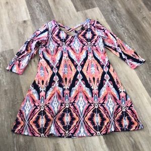 New Directions Colorful Dress.